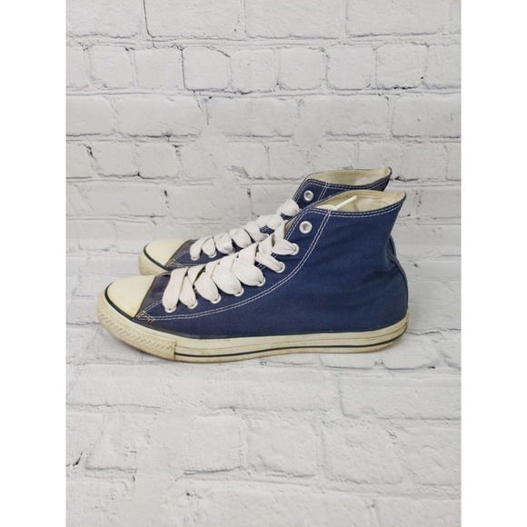 Converse Chuck Taylor All Star High Top Sneakers Men's Sz 12. Women's Sz 14 Blue - Picture 3 of 13